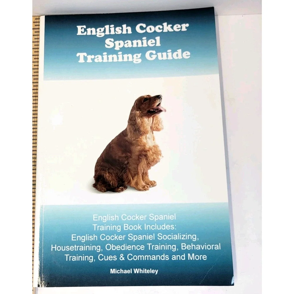 English Cocker Spaniel Training Guide Michael Whiteley Dog Care Teal Trade‎ PB